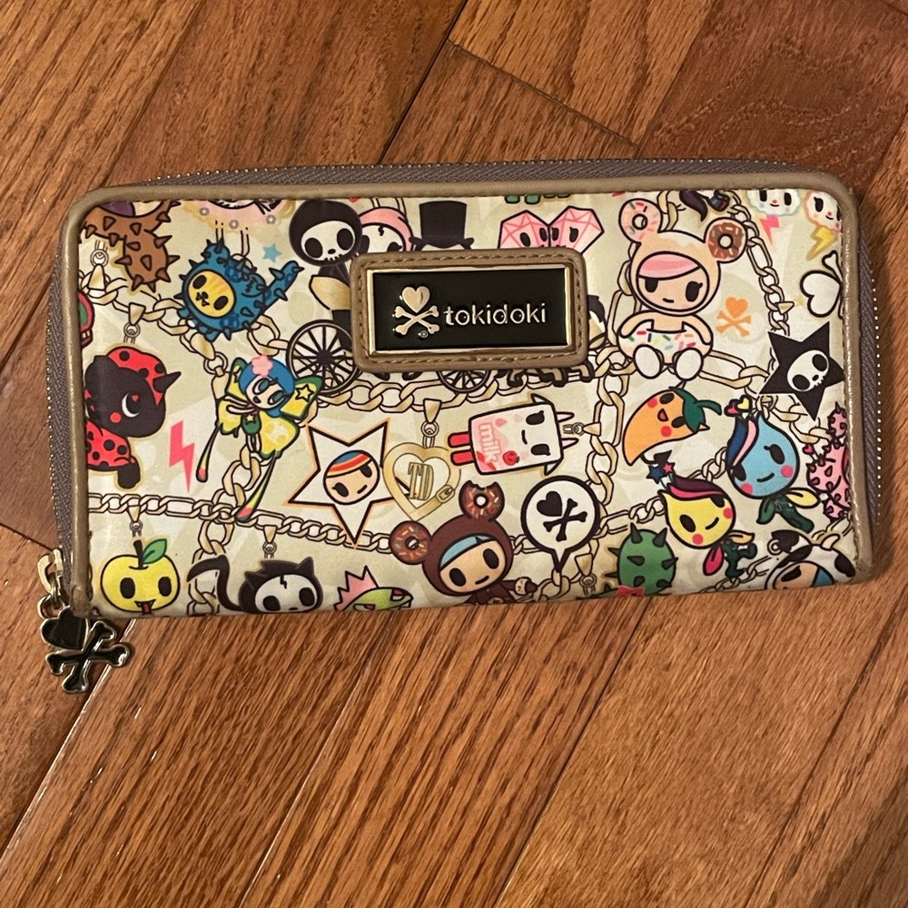 TokiDoki Tan Faux Leather Wallet